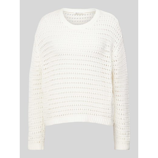 Sweter z dzianiny z ażurowym wzorem ze sklepu Peek&Cloppenburg  w kategorii Swetry damskie - zdjęcie 172424920