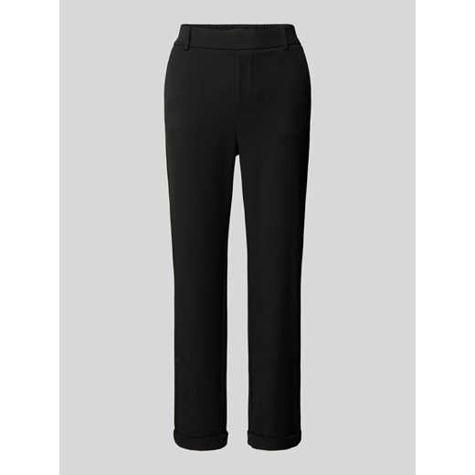 Spodnie materiałowe o luźnym kroju z zaznaczonym rozporkiem model ‘MAYA’ ze sklepu Peek&Cloppenburg  w kategorii Spodnie damskie - zdjęcie 172425003
