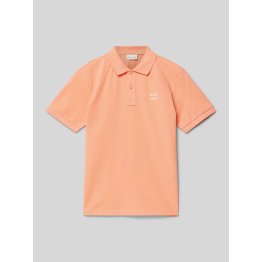 Koszulka polo o kroju regular fit z wyhaftowanym napisem ze sklepu Peek&Cloppenburg  w kategorii T-shirty chłopięce - zdjęcie 172425040