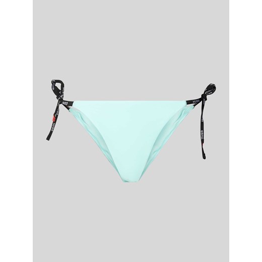 Figi bikini z bocznymi wiązaniami model ‘PURE’ ze sklepu Peek&Cloppenburg  w kategorii Stroje kąpielowe - zdjęcie 172425100