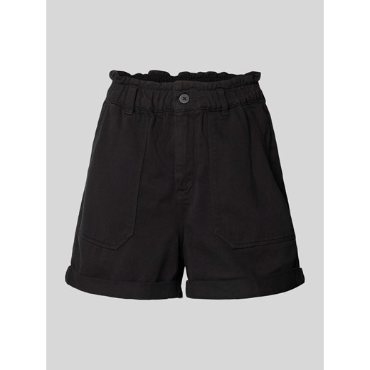 Szorty jeansowe o luźnym kroju z elastycznym pasem ze sklepu Peek&Cloppenburg  w kategorii Szorty - zdjęcie 172425224