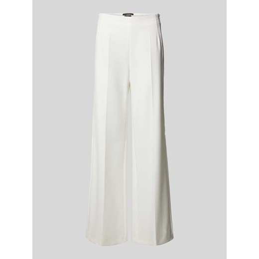 Spodnie o rozkloszowanym kroju w jednolitym kolorze ze sklepu Peek&Cloppenburg  w kategorii Spodnie damskie - zdjęcie 172425314