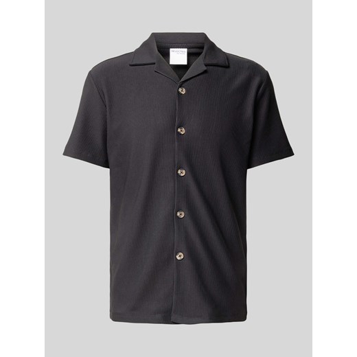 Koszula casualowa o luźnym kroju z efektem prążkowania ze sklepu Peek&Cloppenburg  w kategorii Koszule męskie - zdjęcie 172425544