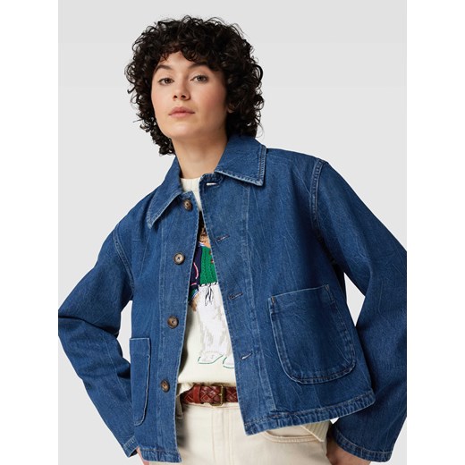 Kurtka damska Polo Ralph Lauren jeansowa bez kaptura