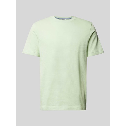 T-shirt z fakturowanym wzorem ze sklepu Peek&Cloppenburg  w kategorii T-shirty męskie - zdjęcie 172425713