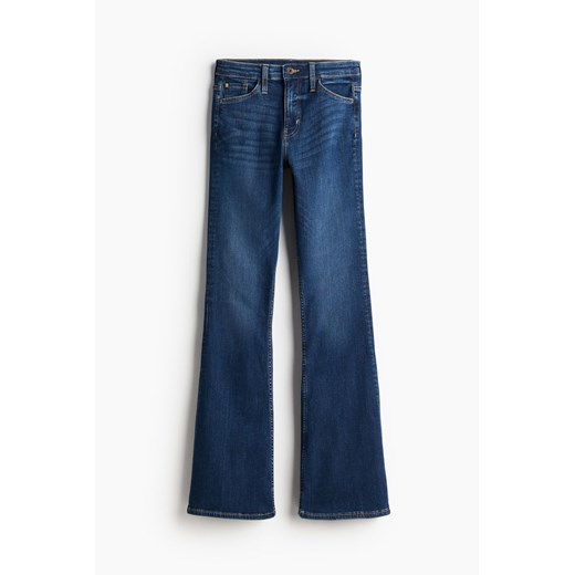 H & M - Flared Ultra High Jeans - Niebieski ze sklepu H&M w kategorii Jeansy damskie - zdjęcie 172425832