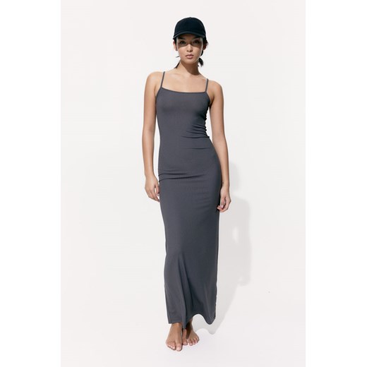 H & M - Sukienka bodycon w prążki - Szary ze sklepu H&M w kategorii Sukienki - zdjęcie 172425871