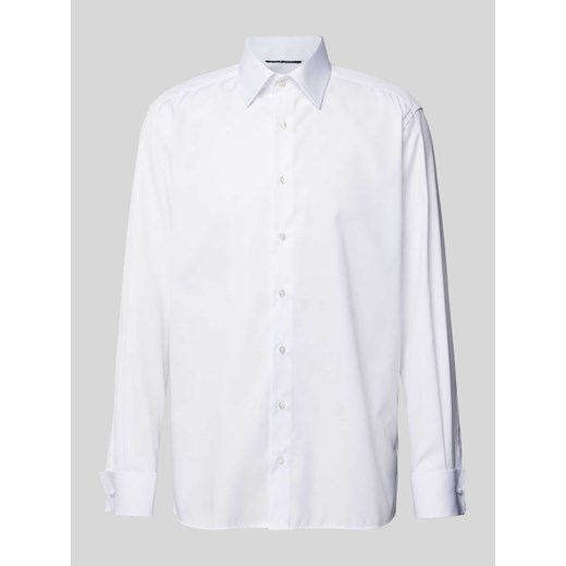 Koszula smokingowa o kroju regular fit z diagonalu ze sklepu Peek&Cloppenburg  w kategorii Koszule męskie - zdjęcie 172426730