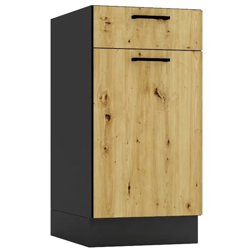 Szafka Dolna Z Szufladą 40 Cm Grafit + Dąb Artisan Z3-W65 ze sklepu Edinos.pl w kategorii Meble kuchenne - zdjęcie 172428123