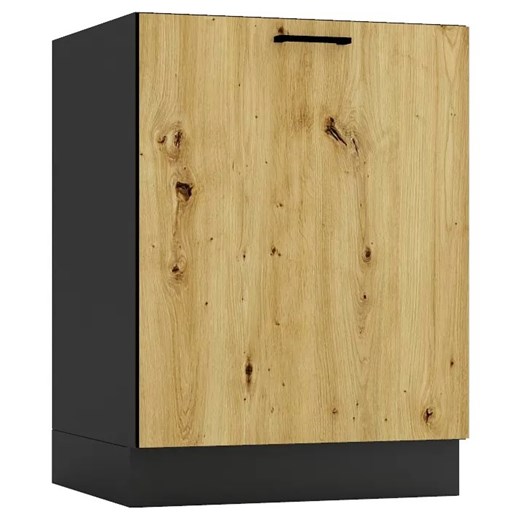 Szafka do zabudowy zlewu 60 cm grafit + dąb artisan E2-P49 ze sklepu Edinos.pl w kategorii Meble kuchenne - zdjęcie 172428190