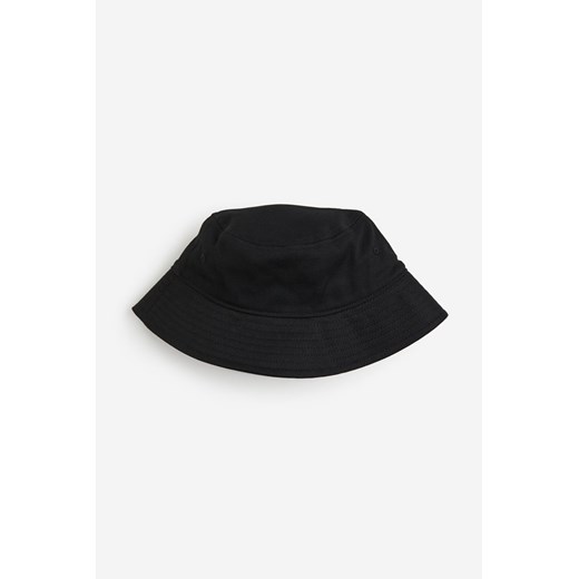 H & M - Bawełniany kapelusz wędkarski - Czarny ze sklepu H&M w kategorii Kapelusze męskie - zdjęcie 172428692