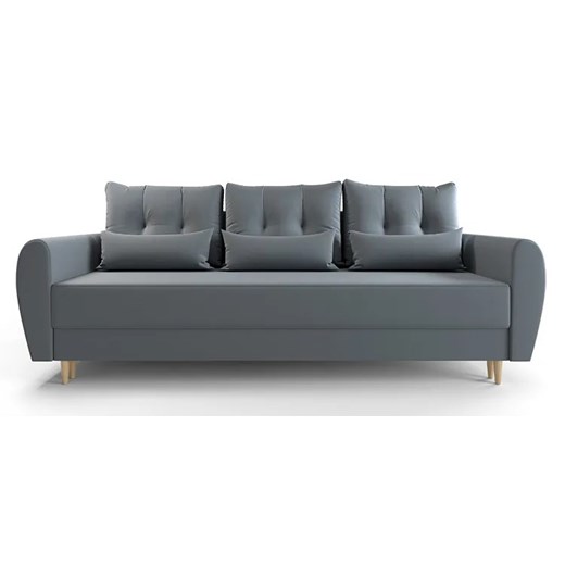 Popielata sofa rozkładana - Castello 3X Elior One Size Edinos.pl