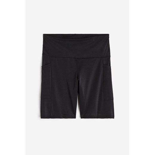 H & M - Krótkie legginsy z kieszonkami - Czarny H & M XXS H&M