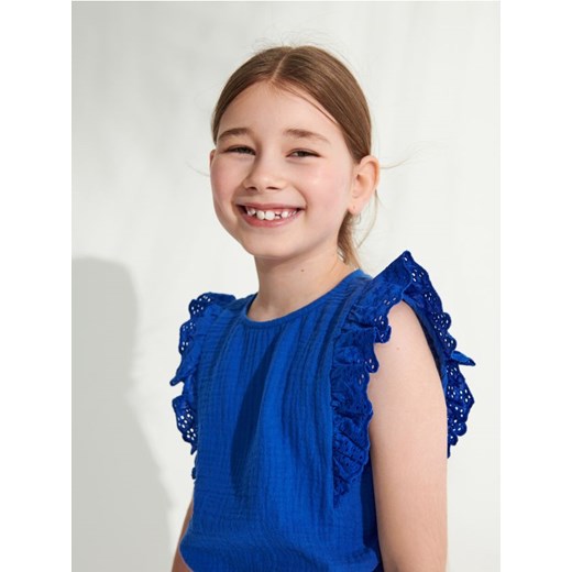 Sinsay - Bluzka - niebieski ze sklepu Sinsay w kategorii Bluzki dziewczęce - zdjęcie 172433300