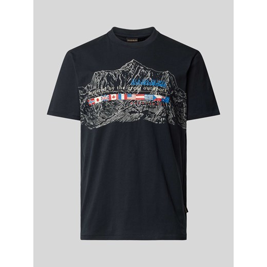 T-shirt z nadrukowanym motywem model ‘TURIN’ ze sklepu Peek&Cloppenburg  w kategorii T-shirty męskie - zdjęcie 172435332