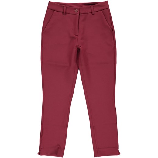 STEFANEL Spodnie w kolorze bordowym ze sklepu Limango Polska w kategorii Spodnie damskie - zdjęcie 172435733