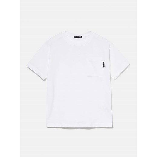 Sisley Koszulka w kolorze białym ze sklepu Limango Polska w kategorii T-shirty chłopięce - zdjęcie 172436080
