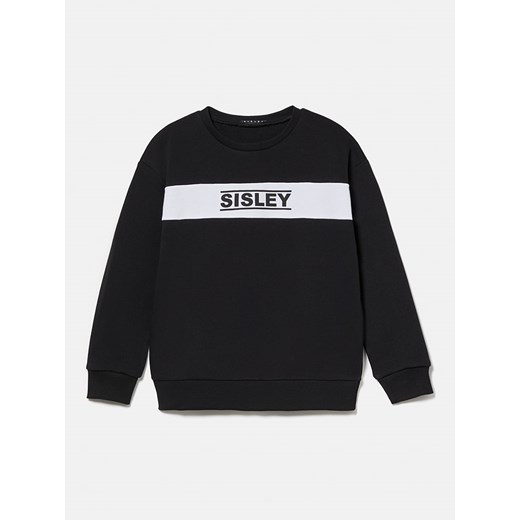 Sisley Bluza w kolorze czarnym ze sklepu Limango Polska w kategorii Bluzy chłopięce - zdjęcie 172436132