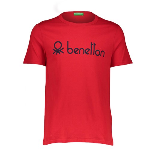 Benetton Koszulka w kolorze czerwonym ze sklepu Limango Polska w kategorii T-shirty męskie - zdjęcie 172436351