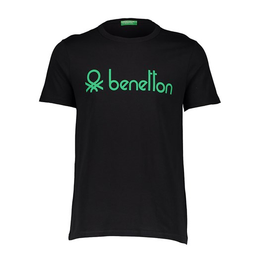 Benetton Koszulka w kolorze czarnym XL Limango Polska wyprzedaż