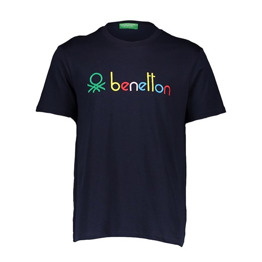 Benetton Koszulka w kolorze granatowym ze sklepu Limango Polska w kategorii T-shirty męskie - zdjęcie 172436391