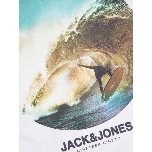 Jack &amp; Jones Koszulka w kolorze białym Jack & Jones L wyprzedaż Limango Polska