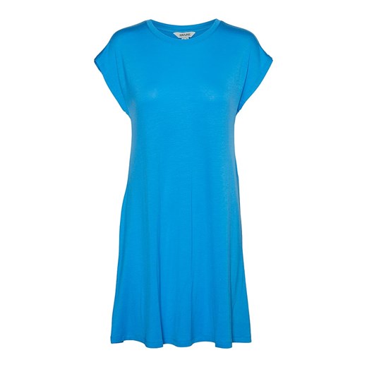 Sukienka niebieska Vero Moda z elastanu 