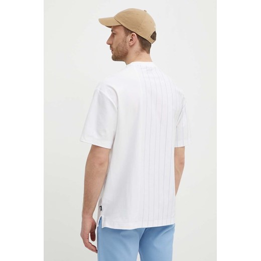 BOSS t-shirt bawełniany męski kolor biały wzorzysty 50513418 S ANSWEAR.com