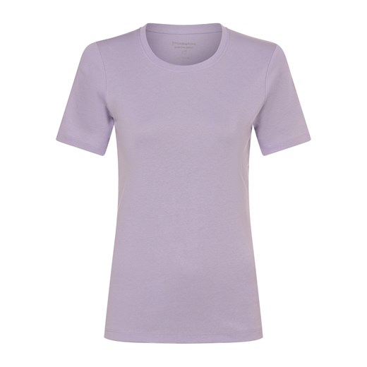 brookshire T-shirt damski Kobiety Bawełna bzowy jednolity ze sklepu vangraaf w kategorii Bluzki damskie - zdjęcie 172440560