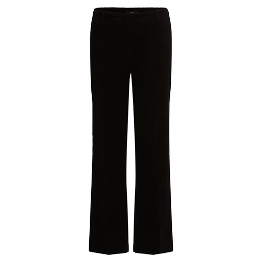 Opus Spodnie Kobiety Bawełna czarny jednolity ze sklepu vangraaf w kategorii Spodnie damskie - zdjęcie 172440602