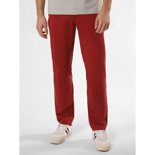 Nils Sundström Spodnie Mężczyźni Bawełna czerwony jednolity ze sklepu vangraaf w kategorii Spodnie męskie - zdjęcie 172440682