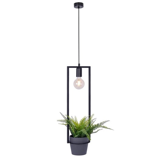 Metalowa lampa wisząca z kwietnikiem - 25X A205 T0-M23 ze sklepu Edinos.pl w kategorii Lampy wiszące - zdjęcie 172441190