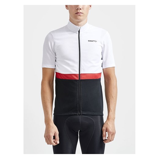 Craft Koszulka kolarska &quot;Core Endur&quot; w kolorze biało-czarnym ze sklepu Limango Polska w kategorii T-shirty męskie - zdjęcie 172441701