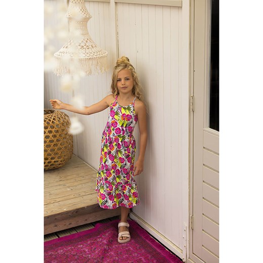B.Nosy Sukienka w kolorze różowo-żółto-kremowym ze sklepu Limango Polska w kategorii Sukienki dziewczęce - zdjęcie 172441964