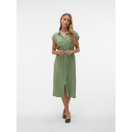 Vero Moda Sukienka w kolorze zielonym ze sklepu Limango Polska w kategorii Sukienki - zdjęcie 172442080