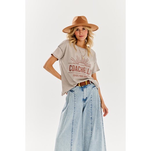 T-shirt Coachella XS/S ze sklepu NAOKO w kategorii Bluzki damskie - zdjęcie 172443112