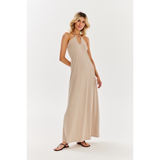 Sukienka Naoko maxi elegancka bez rękawów 