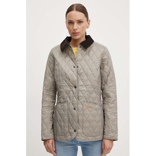 Barbour kurtka Annandale Quilted Jacket damska kolor szary przejściowa LQU0475 ze sklepu ANSWEAR.com w kategorii Kurtki damskie - zdjęcie 172444543