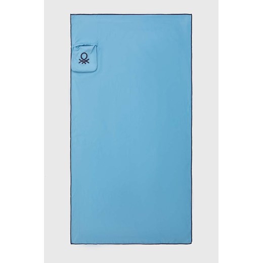 United Colors of Benetton ręcznik kolor niebieski ze sklepu ANSWEAR.com w kategorii Ręczniki - zdjęcie 172444601