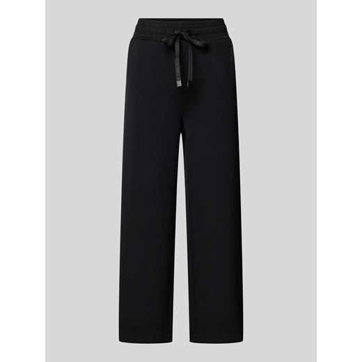 Spodnie dresowe z szeroką nogawką i tunelem model ‘Banu’ ze sklepu Peek&Cloppenburg  w kategorii Spodnie damskie - zdjęcie 172447074