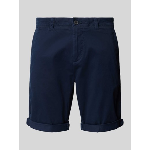 Szorty chinosy o kroju slim fit w jednolitym kolorze ze sklepu Peek&Cloppenburg  w kategorii Spodenki męskie - zdjęcie 172447091