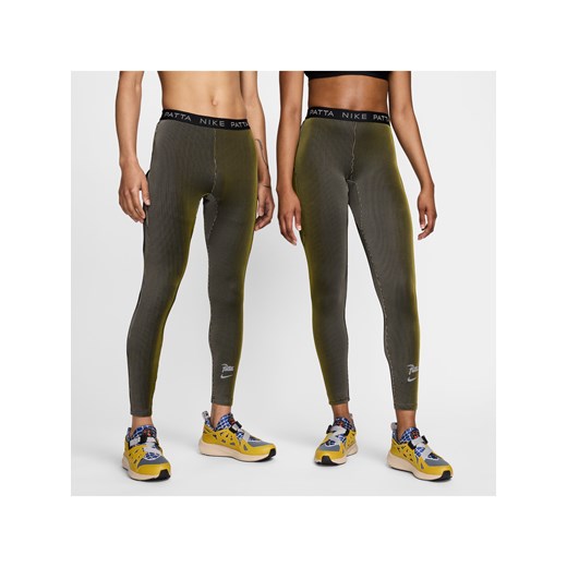 Legginsy męskie Nike x Patta Running Team - Brązowy ze sklepu Nike poland w kategorii Spodnie męskie - zdjęcie 172447171