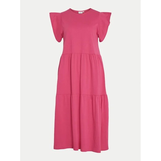 Vila Sukienka codzienna Summer 14087542 Różowy Loose Fit Vila L MODIVO