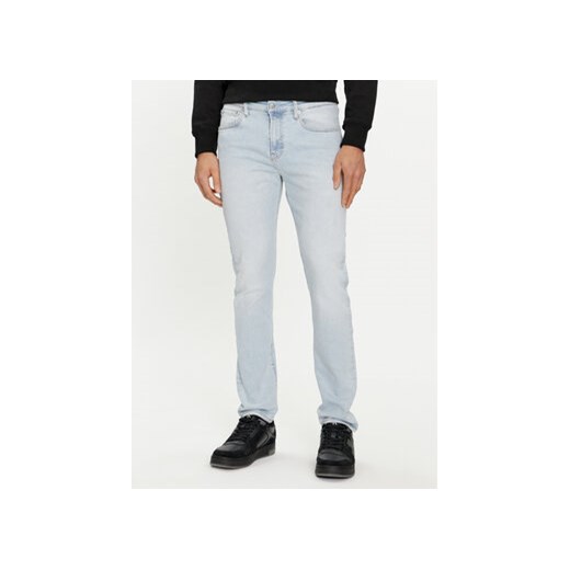 Calvin Klein Jeans Jeansy J30J324850 Błękitny Skinny Fit ze sklepu MODIVO w kategorii Jeansy męskie - zdjęcie 172447563