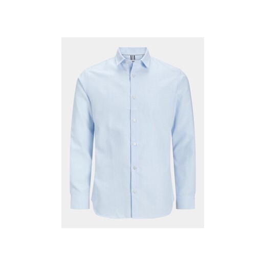 Jack&Jones Koszula Harvey 12248522 Błękitny Slim Fit ze sklepu MODIVO w kategorii Koszule męskie - zdjęcie 172447633