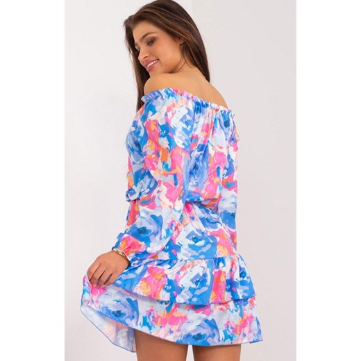 Sukienka hiszpanka WN-SK-8282.55, Kolor multicolour, Rozmiar S/M, Rue Paris ze sklepu Primodo w kategorii Sukienki - zdjęcie 172447912