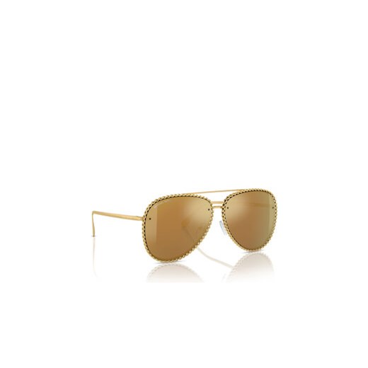 Michael Kors Okulary przeciwsłoneczne Portofino 0MK1147 18967P Złoty ze sklepu MODIVO w kategorii Okulary przeciwsłoneczne damskie - zdjęcie 172449653