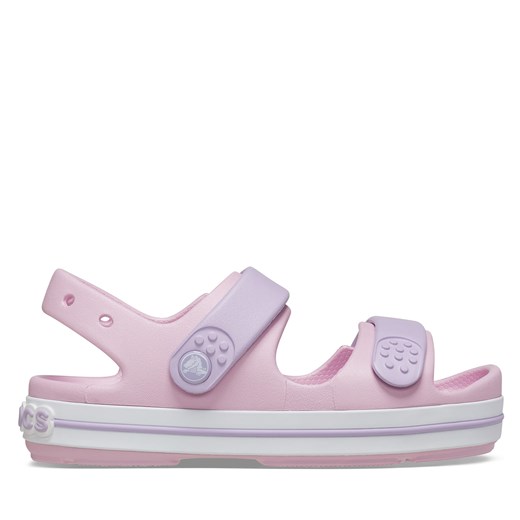 Sandały Crocs Crocband Cruiser Sandal T Kids 209424 Różowy ze sklepu eobuwie.pl w kategorii Sandały dziecięce - zdjęcie 172450522