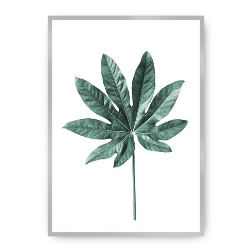 Plakat Leaf  Emerald Green ze sklepu dekoria.pl w kategorii Obrazy - zdjęcie 172474164