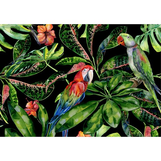 Obraz na płótnie Tropical Birds ze sklepu dekoria.pl w kategorii Obrazy - zdjęcie 172474303